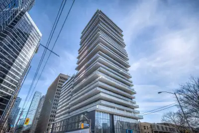 Luxury studio condo for rent - Bright and spacious studio 500 sq ft with a large balcony. Modern kit...