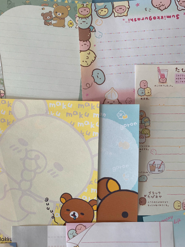 San-X 30 Pieces Rilakkuma Sumikko Memo Sheets Seal Bits Stickers in Toys & Games in City of Toronto - Image 3