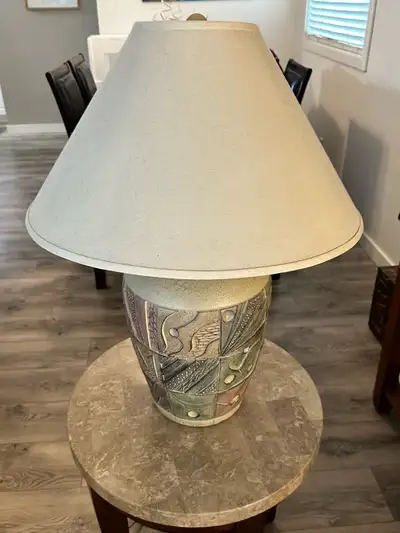 Two large living room lamps, View more
