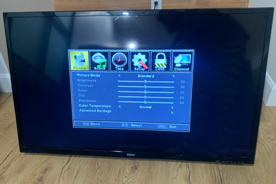 RCA TV 42" with wall mount, View more