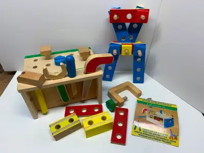 Melissa & Doug Hammer and Saw Tool Bench, View more