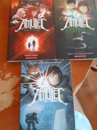 AMULET SET OF 3 BOOKS FOR YOUNG ADULTS KAZU KIBUISHI