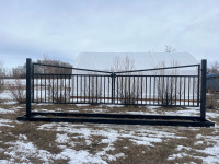 Reduced 20’ driveway security yard gate