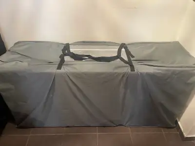 queen bed with protective bag included , View more