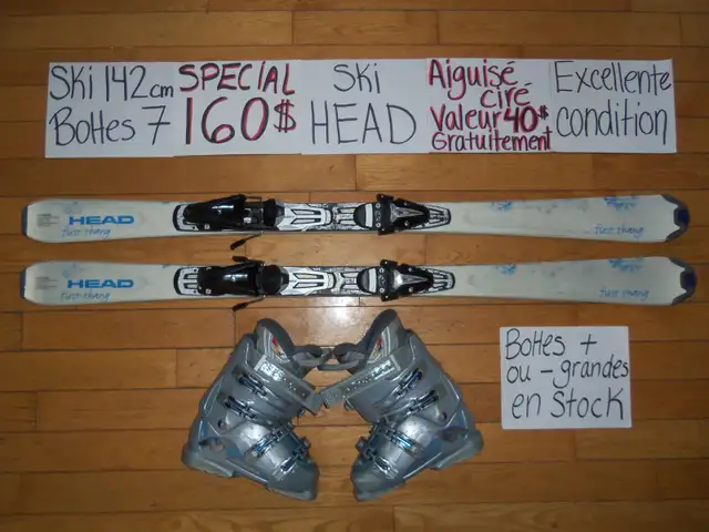 Ensembles kits ski alpin et twin tip 140 144 146 cm in Ski in Drummondville - Image 6