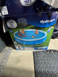 12ft pool and accessories