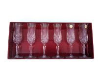 Vintage Crystal Champagne Flutes (BRAND NEW)