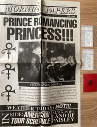 RARE Prince 1993 Memorabilia from Toronto