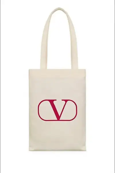 Authentic Valentino logo tote bag, View more
