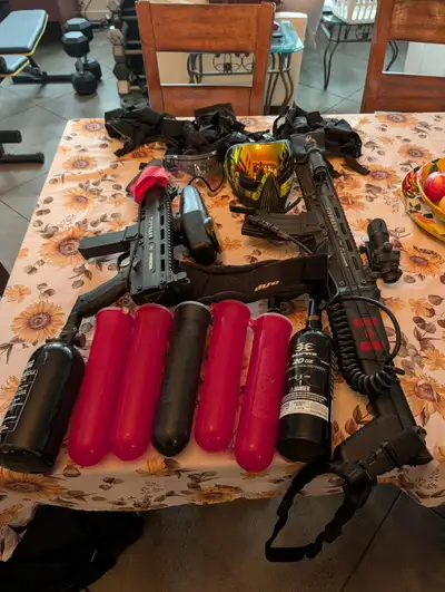 Paintball guns and accessories, View more