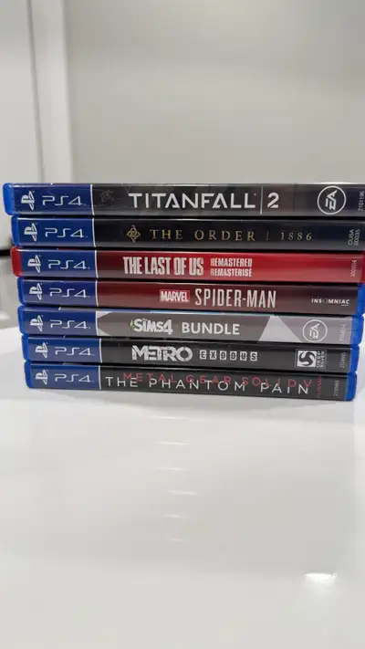 Lot of 7 PS4 Games - Titanfall 2, Spider-Man, The Last of Us, an, View more
