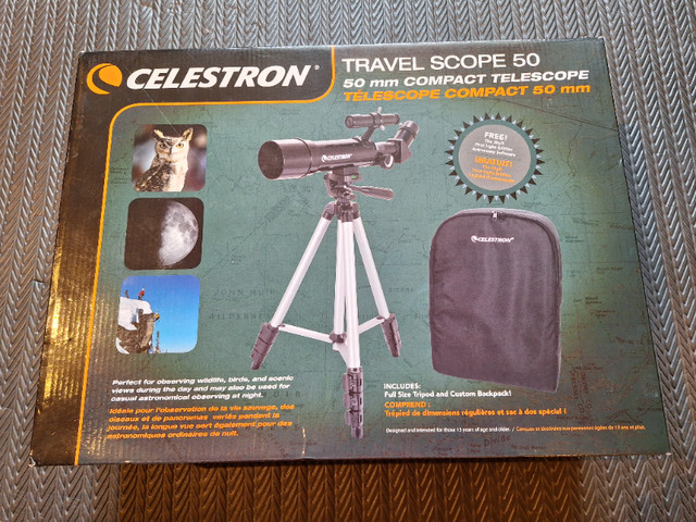 Celestron - 50mm Travel Scope Telescope in Hobbies & Crafts in City of Toronto
