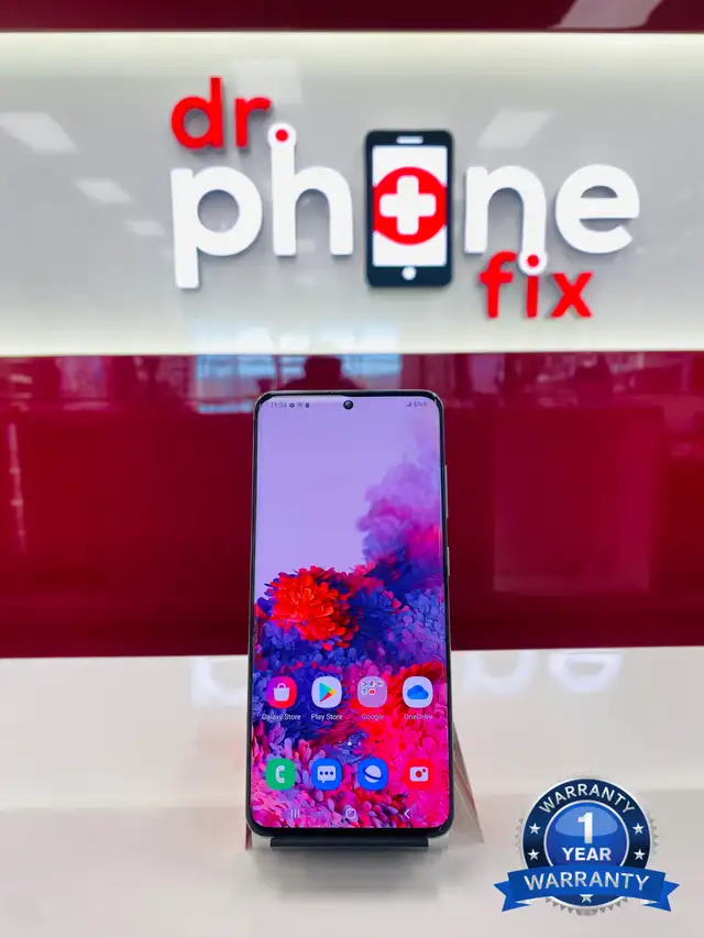 Unlocked Samsung Galaxy S20 Plus Black (128GB)1year warranty.64656289333250121