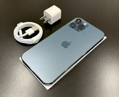 iPhone 12 PRO MAX 128GB DEEP BLUE - UNLOCKED - 10/10, View more