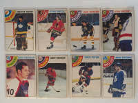 1978-79 OPC "Key" hockey cards, 8 cards, low grade