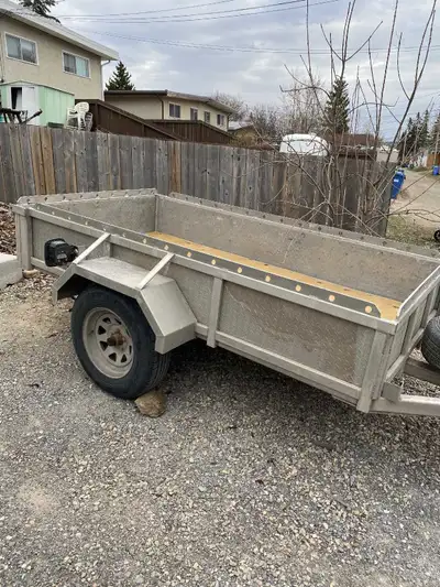Selling custom built aluminum utility trailer as I no longer need it. Has been safetied in Alberta....