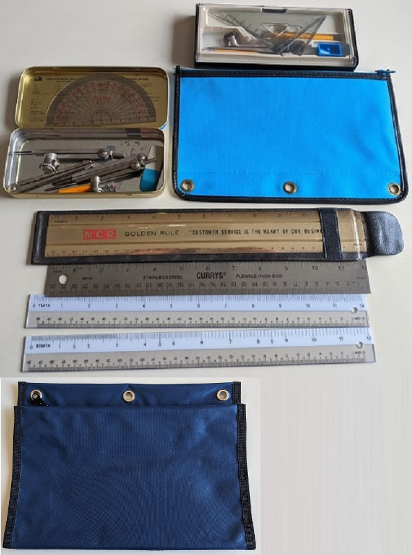 Geometry Math Sets, Pencil Cases, and 12 Inches Ruler Set! in Other Business & Industrial in Mississauga / Peel Region