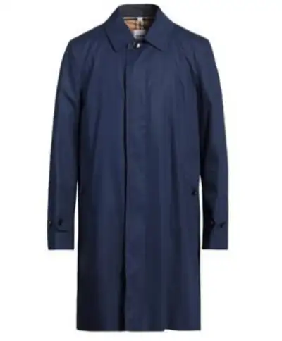 Burberry Men's Raincoat Blue Long XL/TG Manteau de Pluie Homme, View more