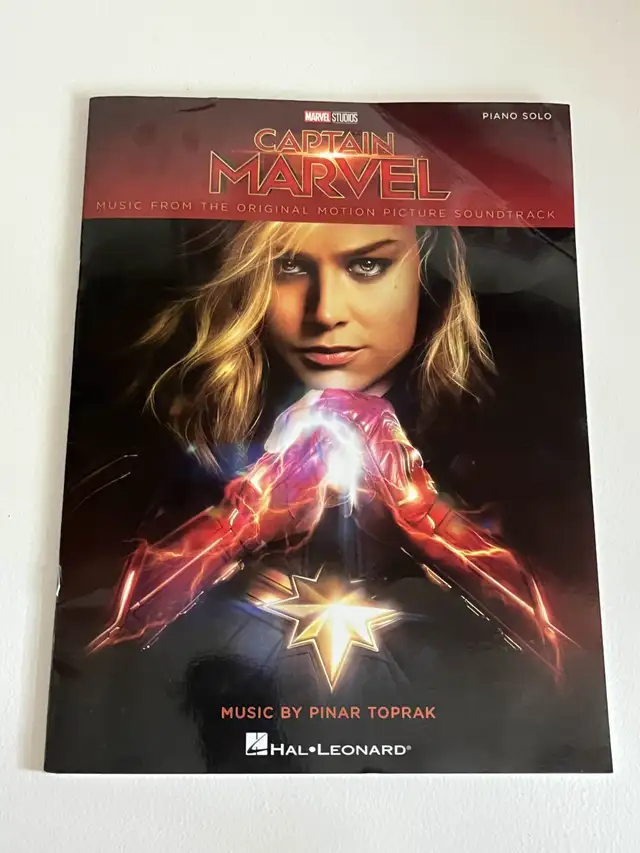 Captain Marvel Piano Solo Sheet Music (Creasing)
