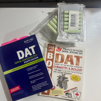 DAT Dental Aptitudes Test study books and soaps 