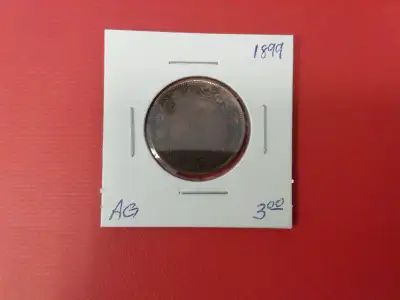1899  Canadian One Cent AG Coin, View more