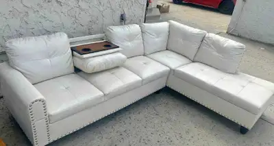 White Sectional Sofa, View more