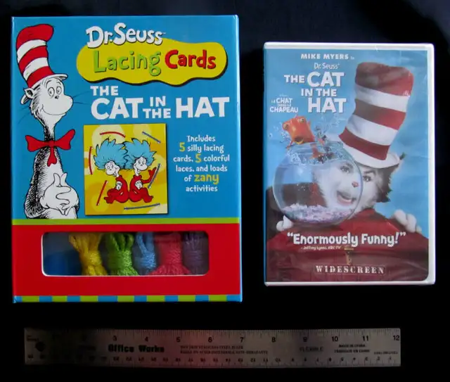 Dr. Seuss The Cat in the Hat, Book plus DVD **NEW** in Children & Young Adult in Markham / York Region - Image 3