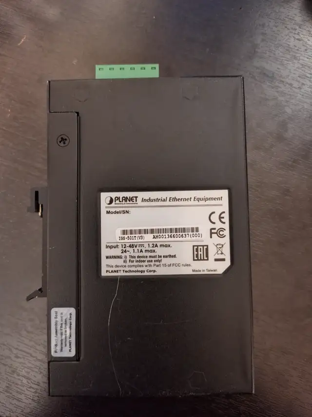 PLANET IGS-501T (v3) 5-Port Industrial Gigabit Ethernet Switch64551240598146121