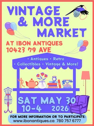 Vintage & More Outdoor Market at Ibon Antiques Sat May 30, View more