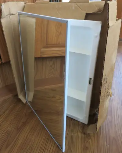 Free mirror medicine cabinet 16" x 20"