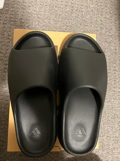Adidas Yeezy Slides 'Onyx' | Size 12, View more