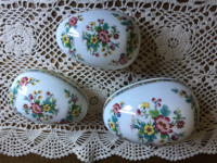 Coalport Ming Rose eggs.