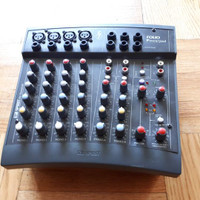 PA system: Folio Powerpad mixer + speakers, additional gear