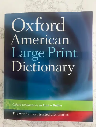 Oxford American Large Print Dictionary-(NEW), View more