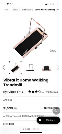Vibra Fit Home Walking treadmill.