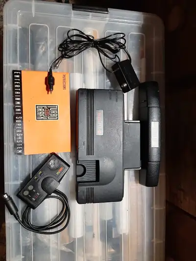 Vintage Turbo Grafx 16 entertainment system. Price includes; Console, one controller, power supply,...