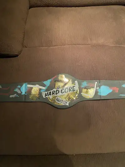 Rare WWE World Hard Core Champion belt Foam 2005 Jakks , View more
