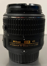 Nikon DX AF-S NIKKOR 18-55mm 1:3.5-5.6GII VR Lens