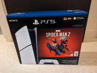 NEW SEALED! PS5 Digital Slim Console with Spiderman 2 Bundle