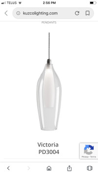 LED glass pendant lights