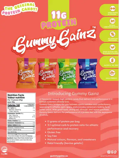 Gummy Gainz sport teams fundraising opportunity , View more