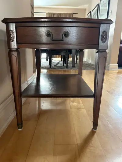 Wood side table - heirloom quality, View more