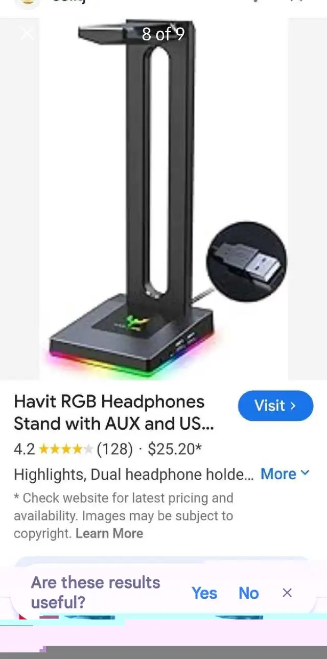 Pro Wired Stereo Gaming Headphones with stand in General Electronics in Markham / York Region - Image 8