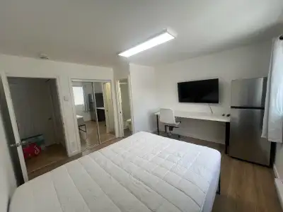 chambre avec salle de bain privée à st foy