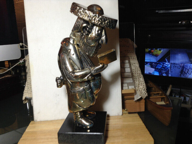 Vintage Frank Meisler Rabbi Sculpture Signed & Numbered with Mov in Arts & Collectibles in Vancouver - Image 3