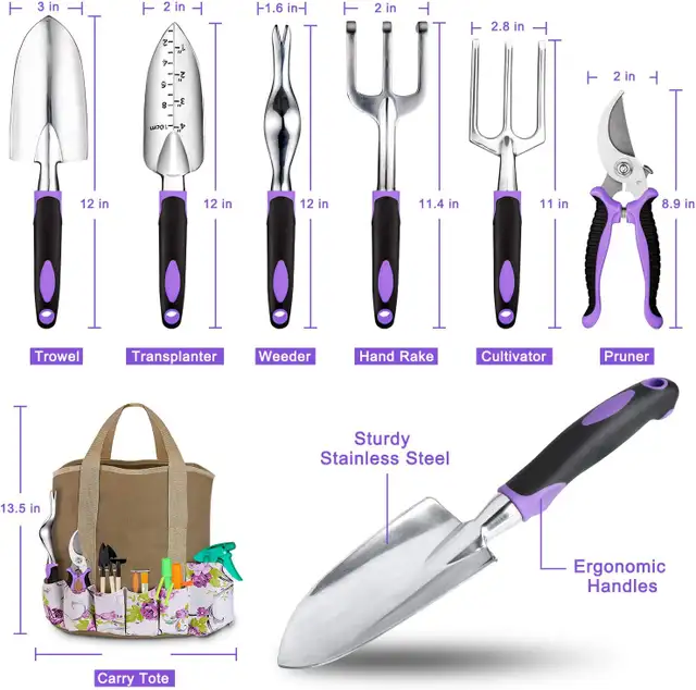 NEW Garden Tools Set 83 Piece, Succulent Included, Heavy Duty in Outdoor Tools & Storage in London - Image 3