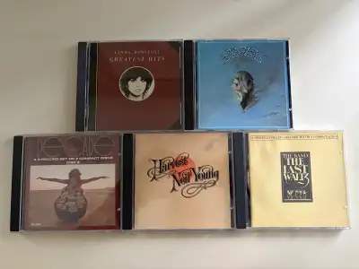 Linda Ronstadt Greatest Hits $20 for the bundle-that’s $4 each The Eagles Greatest Hits Neil Young H...
