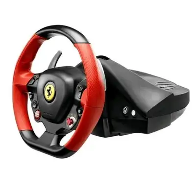 Thrustmaster Ferrari 458 Spider Racing Wheel (XBOX Series X & One) - Estimated MSRP: $170 - Item Con...