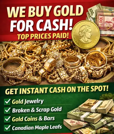 WE BUY GOLD FOR CASH – INSTANT PAYMENT Turn your gold into cash today! ✔ Gold Jewelry (broken or new...