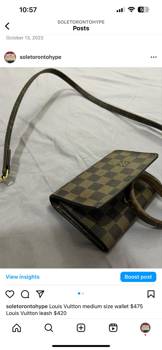 Louis Vuitton medium size wallet $475  IG: @SoleWorldWideHype in Women's - Bags & Wallets in City of Toronto - Image 3